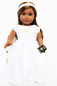 American Girl Doll Clothes Communion Dress
